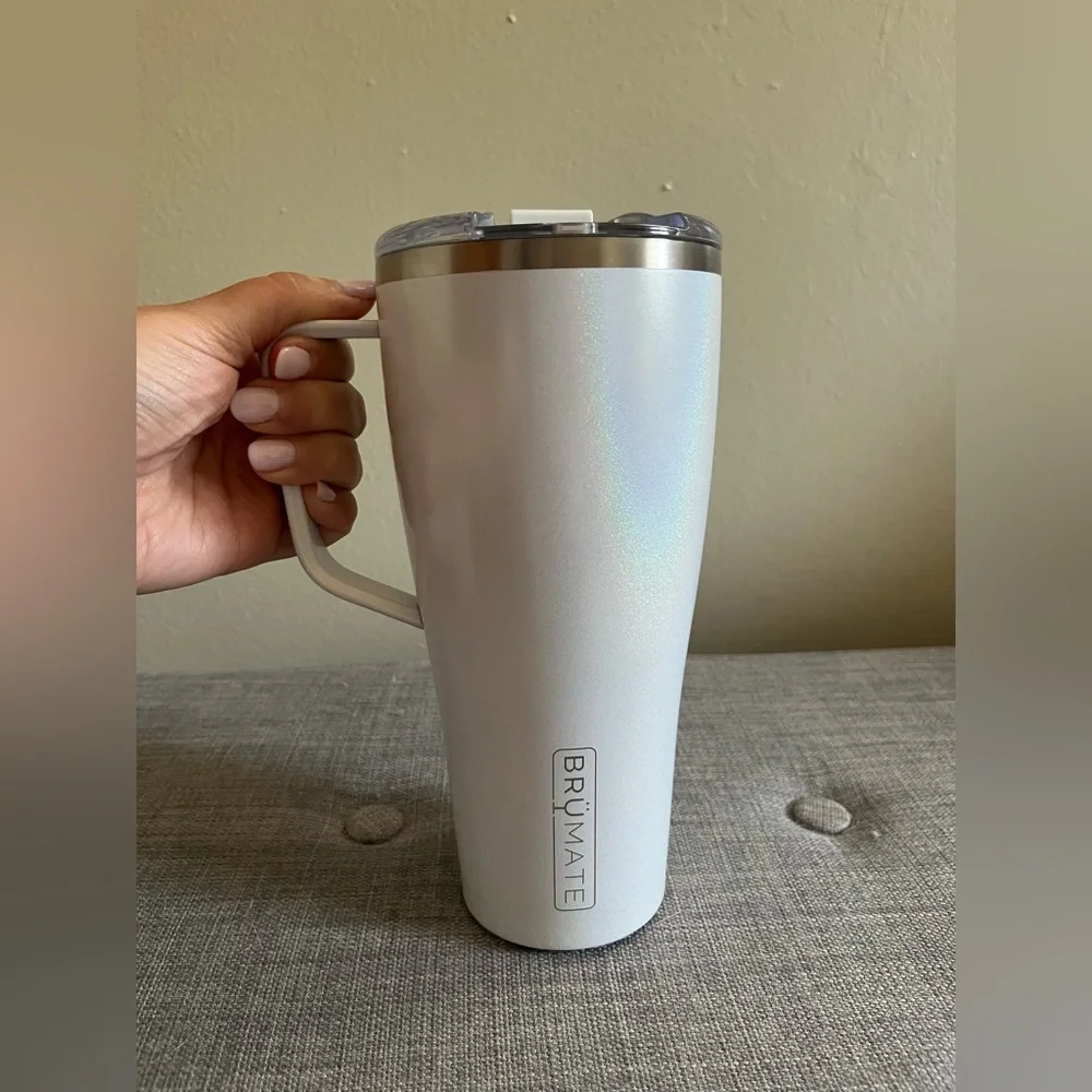 BrüMate Toddy XL 32oz 100% Leak-Proof White Insulated Tumbler - Picture 5 of 10